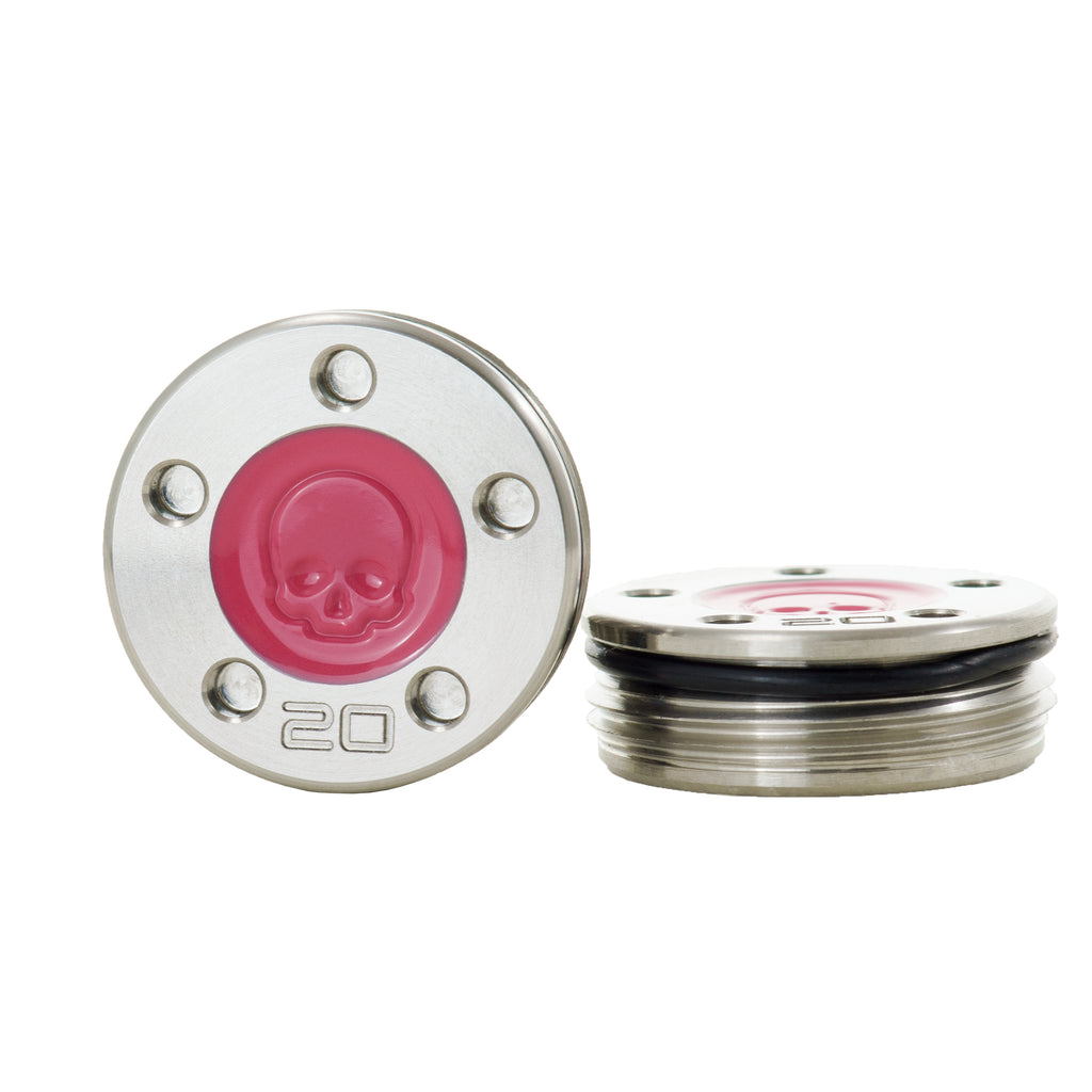 2 of Skull Pink Scotty Cameron Putter Weights | 19th Hole custom Shop