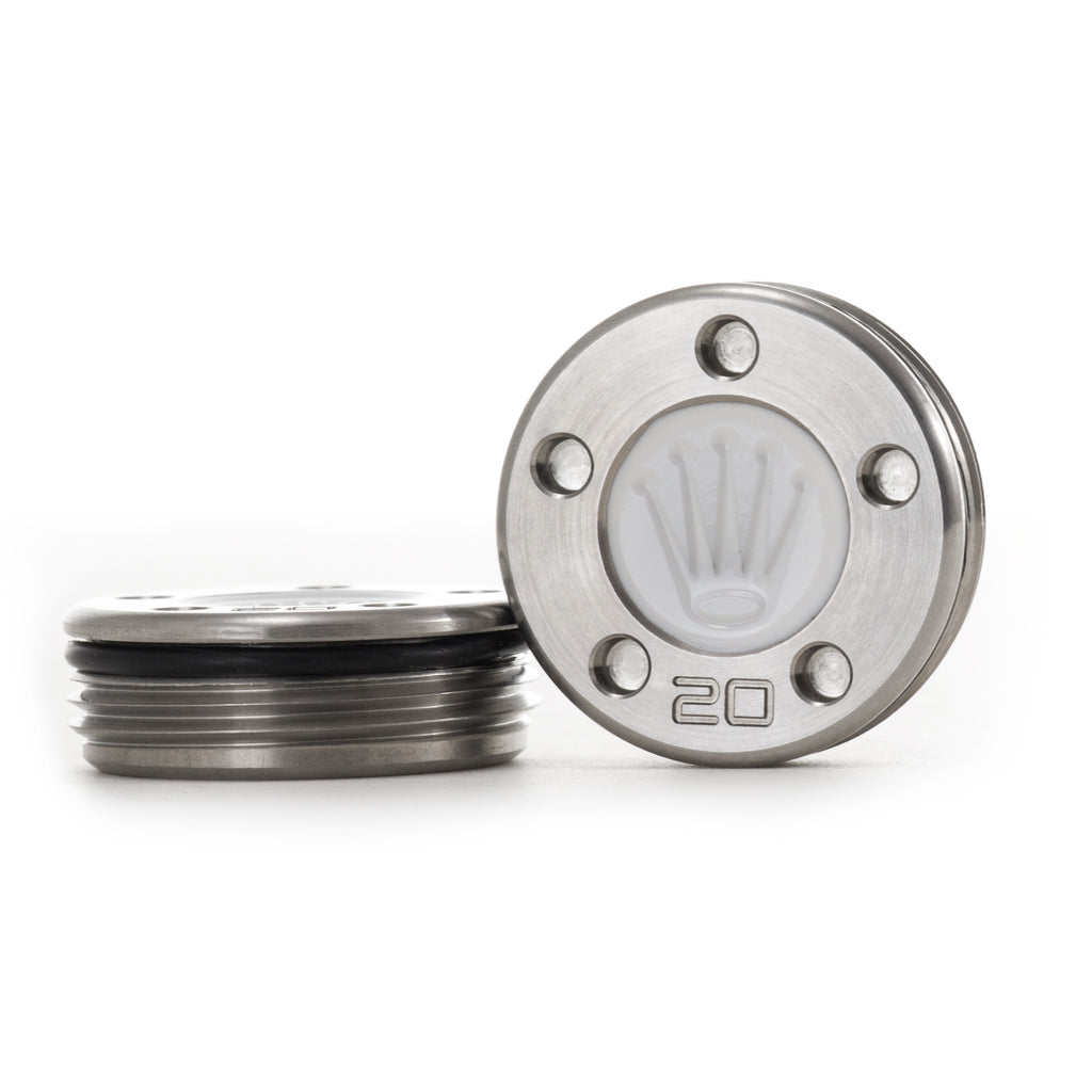 Royal Crown White Scotty Cameron Putter Weight | 19th Hole Custom Shop