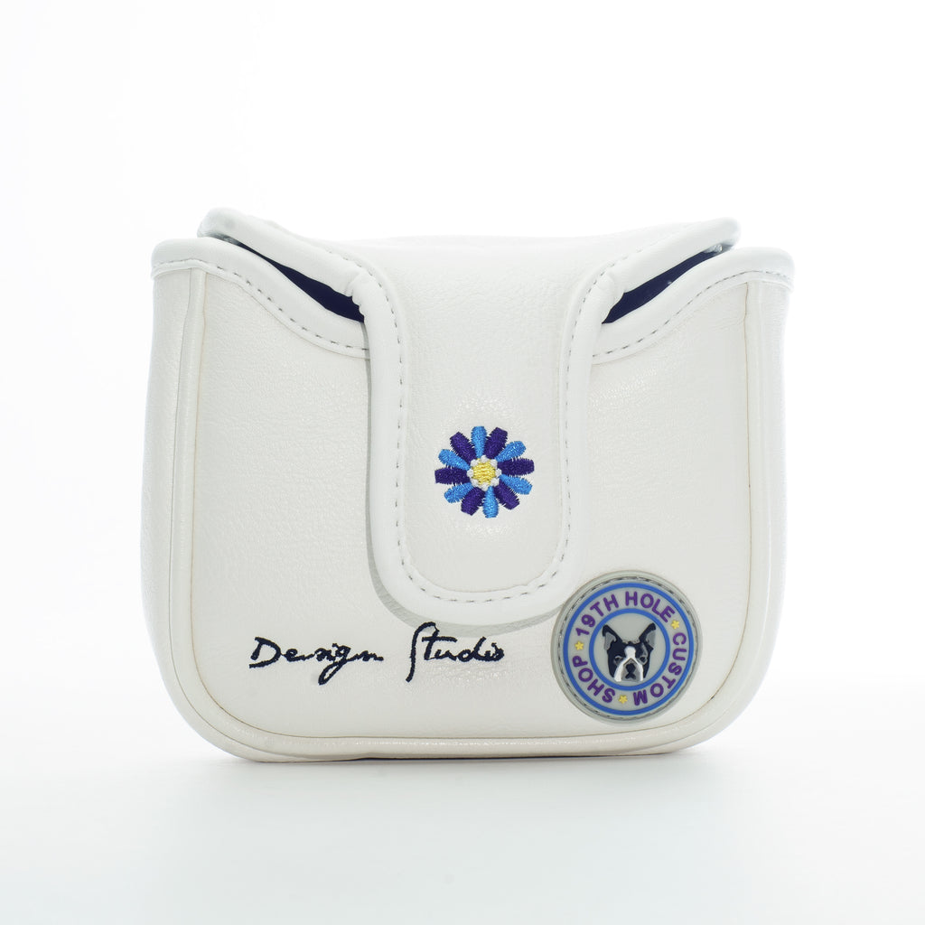 French Bulldog Sugar Skull TaylorMade Mallet Putter Head cover | 19thHoleCustomShop