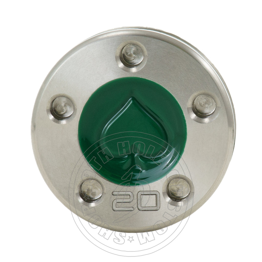 Custom Green Spades Ace Scotty Cameron Putter Weights | 19th Hole Custom Shop