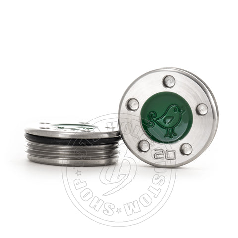 2 of Custom Green Birdie Scotty Cameron Putter Weights | 19th Hole Custom Shop