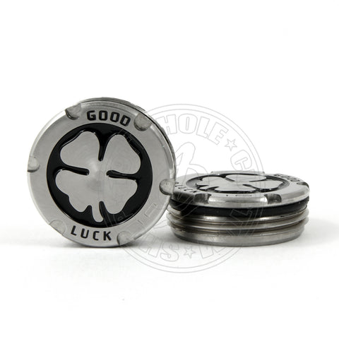 2 of Deluxe Tour Style Black Lucky Clove Scotty Cameron Putter Weights | 19th Hole Custom Shop