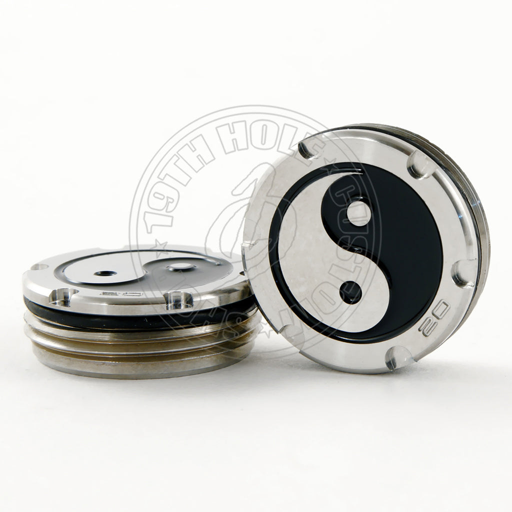 2 of Custom Tour Style Black Yin Yang Scotty Cameron Putter Weights | 19th Hole Custom Shop
