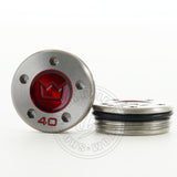 40g Custom Red Tungsten King Crown Scotty Cameron Putter Weights | 19th Hole Custom Shop