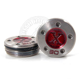2 of Red X Scotty Cameron Putter Weights Heavy| 19th Hole Custom Shop