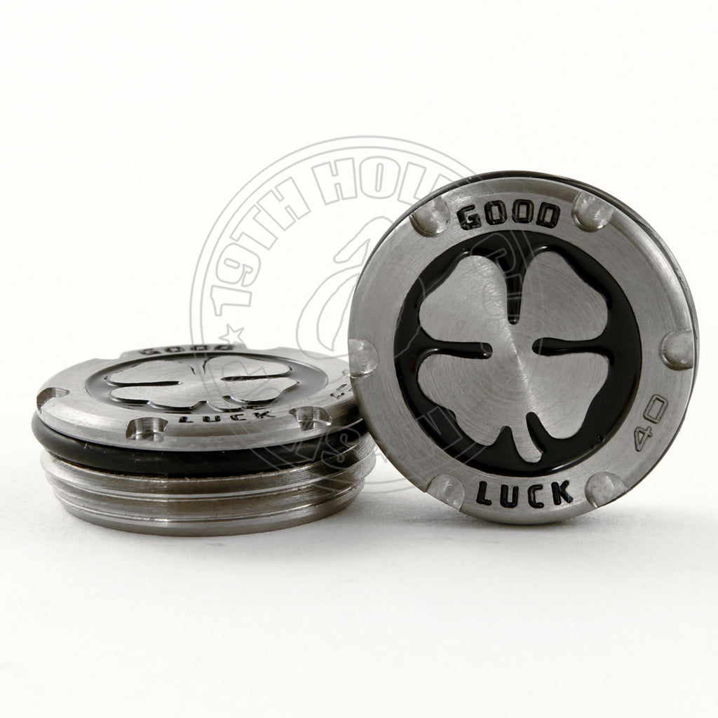 2 of 40g Deluxe Tour Style Black Lucky Clove Scotty Cameron Putter Weights heavy | 19th Hole Custom Shop