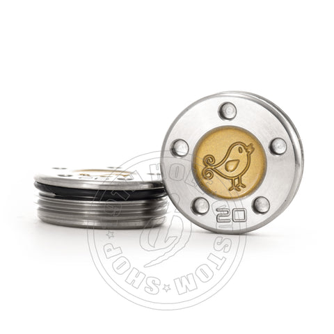Custom Gold Birdie Scotty Cameron Putter Weights | 19th Hole Custom Shop