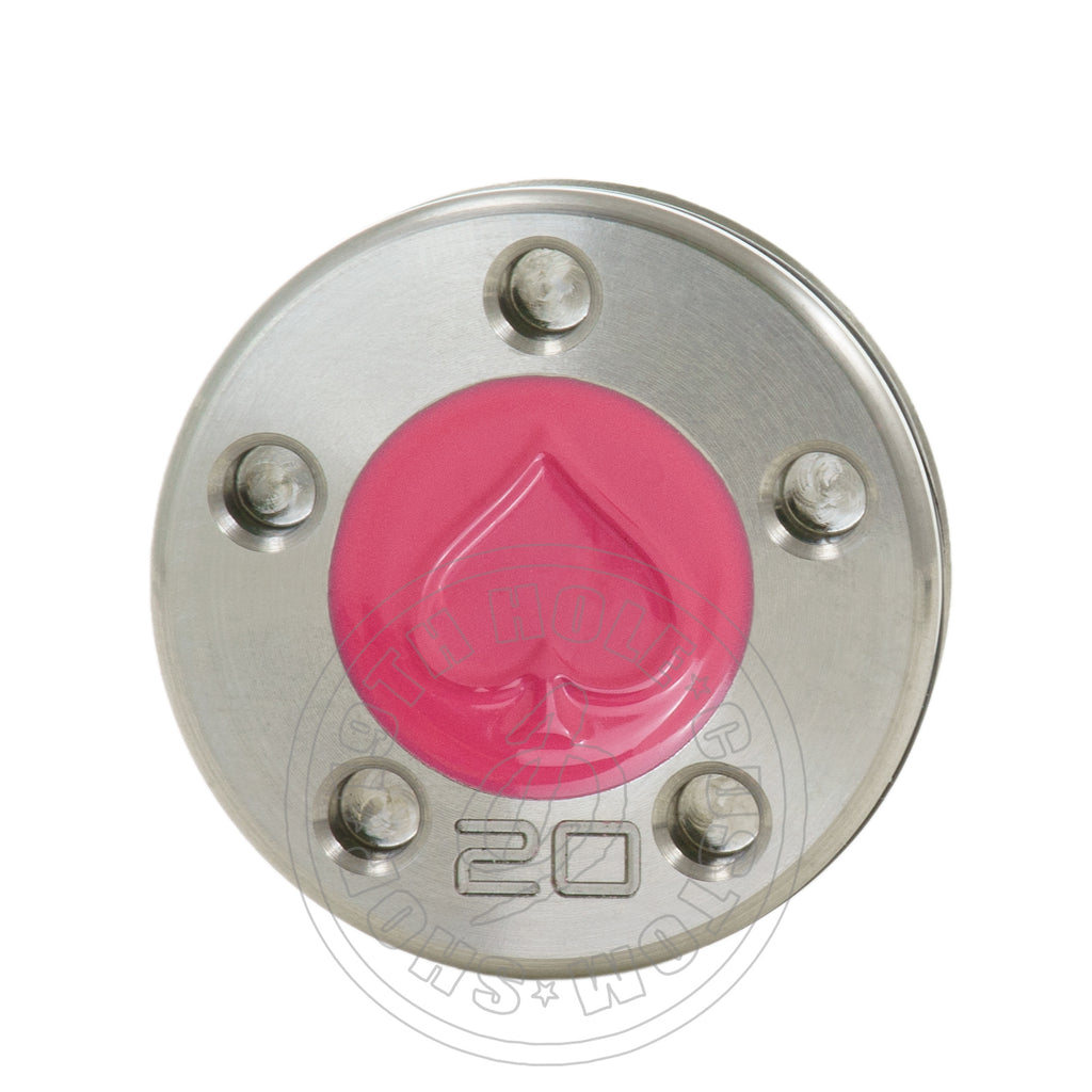 Custom Pink Spades Ace Scotty Cameron Putter Weights | 19th Hole Custom Shop