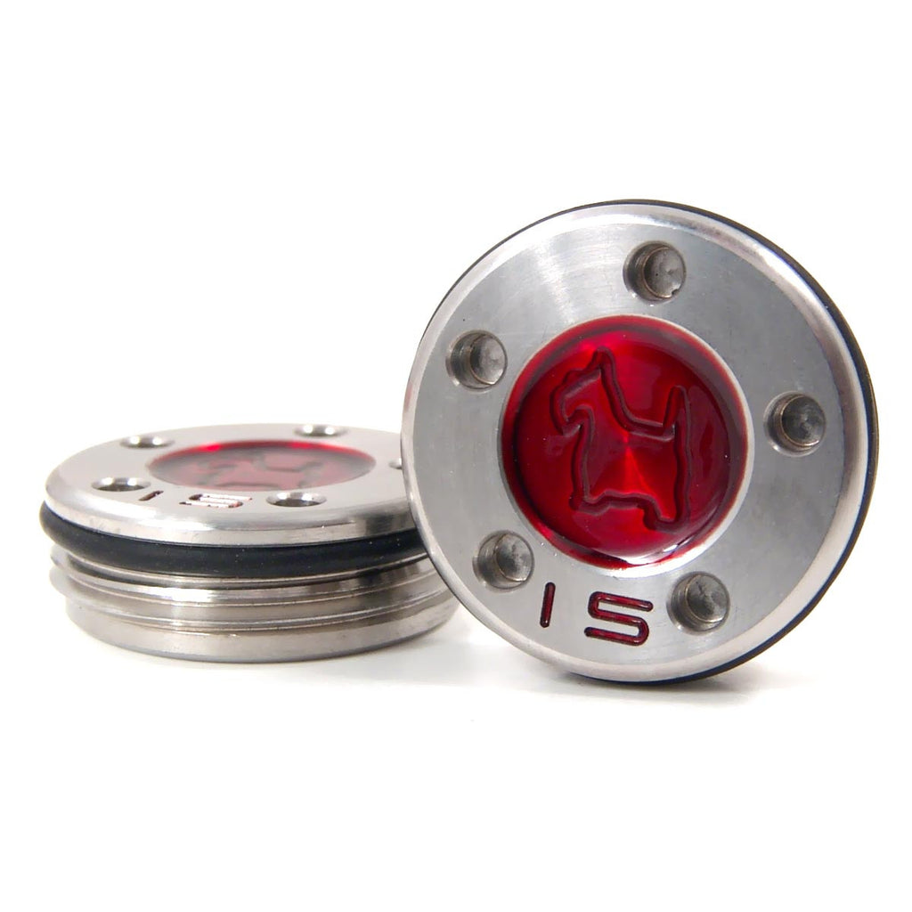 Custom Scottie Dog Red Scotty Cameron Putter Weights | 19th Hole custom Shop