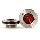 Red Superman Scotty Cameron Fastback Squareback Mallet Putter Weights | 19th Hole Custom Shop