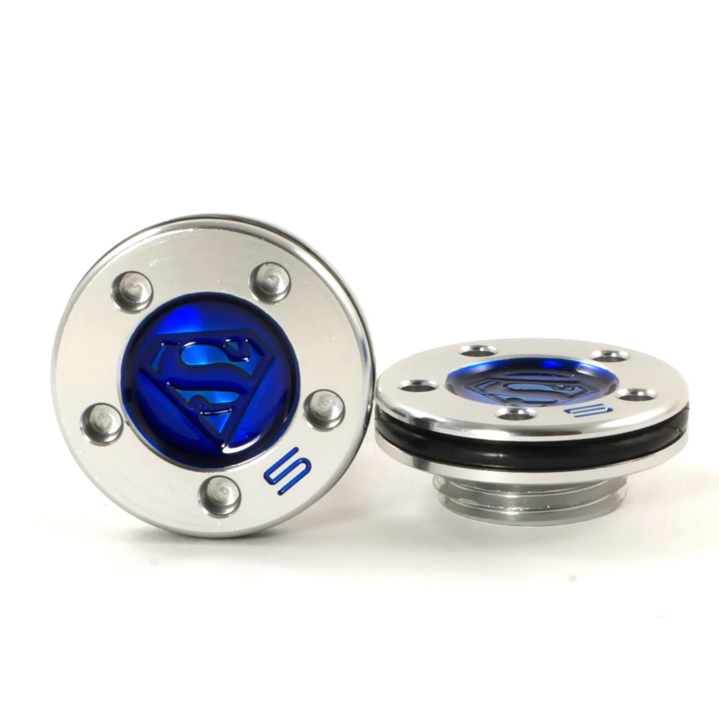Blue Superman Scotty Cameron Fastback Squareback Mallet Putter Weights | 19th Hole Custom Shop