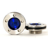 Blue Scotty Cameron Fastback Squareback Mallet Putter Weights | 19th Hole Custom Shop