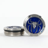 2 of Custom Deluxe Tour Style Blue Spiderman Scotty Cameron Putter Weights | 19th Hole Custom Shop