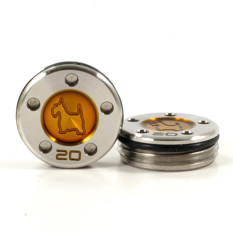 Scottie Dog Gold Scotty Cameron Putter Weights | 19th Hole custom Shop