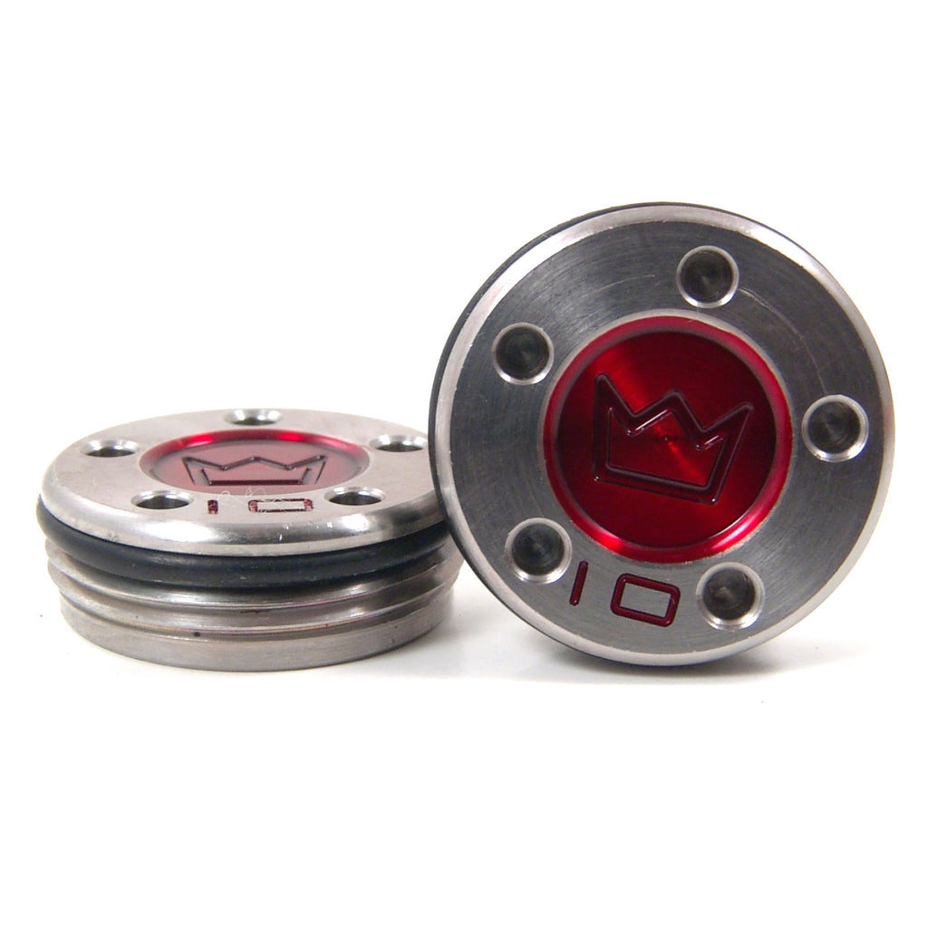 Custom Red King Crown Scotty Cameron Putter Weights | 19th Hole Custom Shop