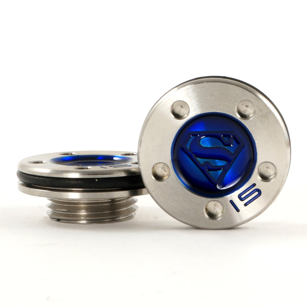 Superman Scotty Cameron Fastback Squareback Mallet Putter Weights | 19th Hole Custom Shop