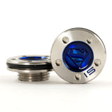 Superman Scotty Cameron Fastback Squareback Mallet Putter Weights | 19th Hole Custom Shop