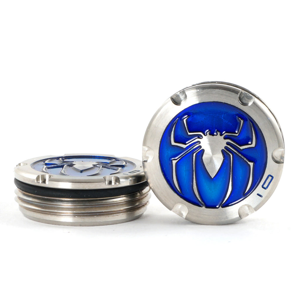 2 of Tour Style Blue Spiderman Scotty Cameron Putter Weights | 19th Hole Custom Shop
