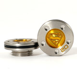 Superman Scotty Cameron Fastback Squareback Mallet Putter Weights | 19th Hole Custom Shop