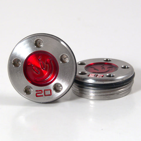 2 of Red Dancing Grinder Scotty Cameron Putter Weights | 19th Hole Custom Shop