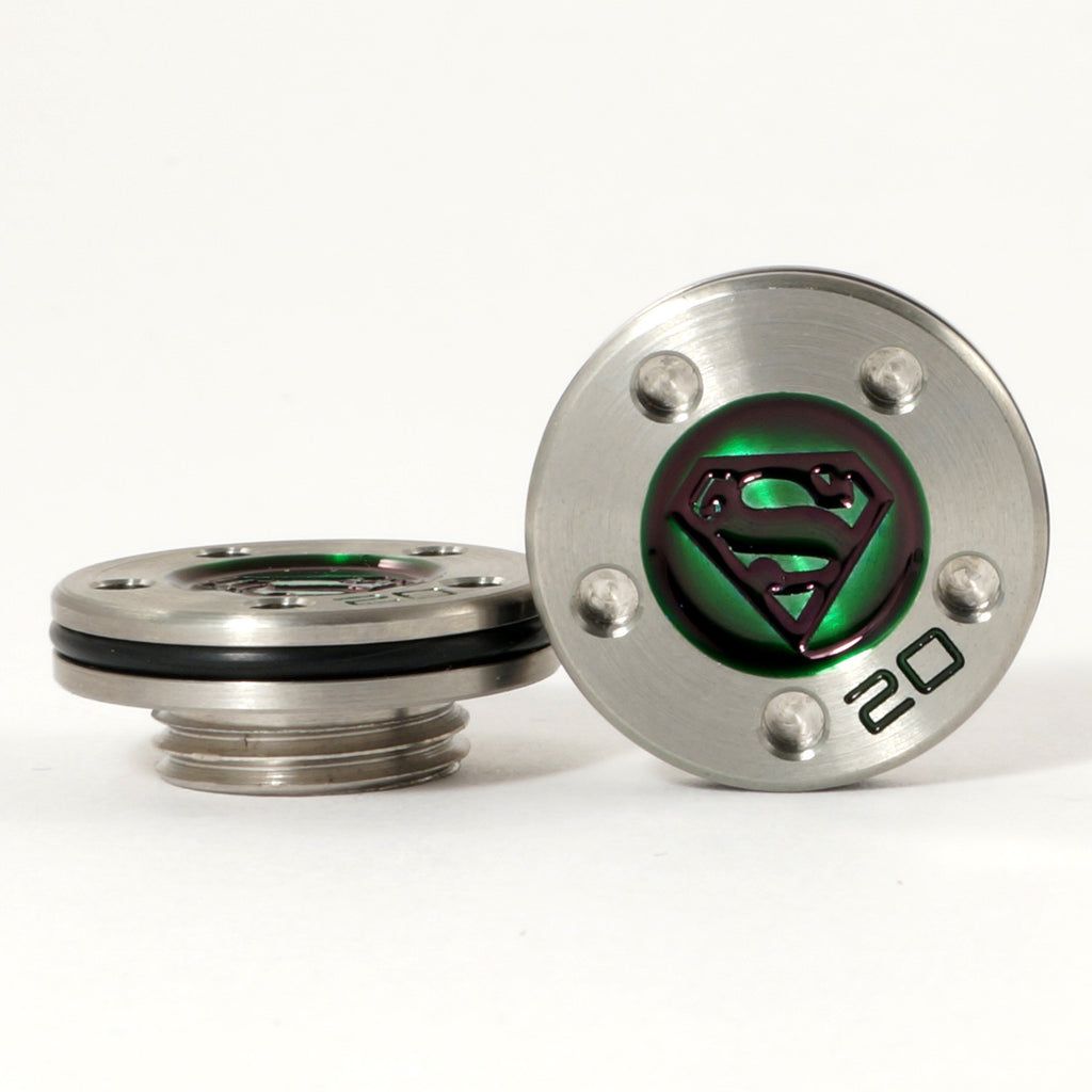 Superman Scotty Cameron Fastback Squareback Mallet Putter Weights | 19th Hole Custom Shop