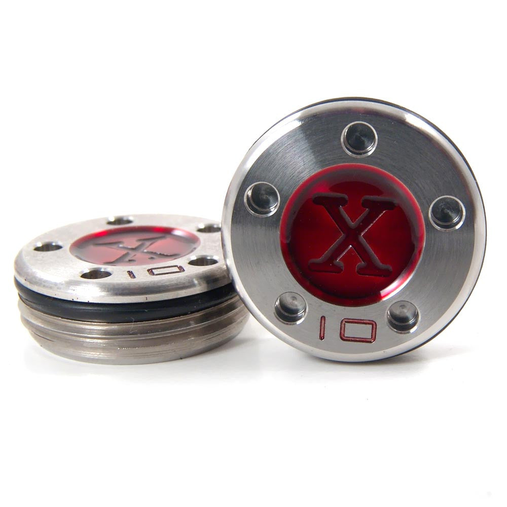2 of Custom Red Letter X Scotty Cameron Putter Weights | 19th Hole Custom Shop