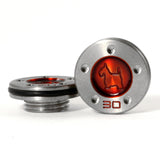 Heavy Red Scottie Dog Scotty Cameron Fastback Squareback Mallet Putter Weights | 19th Hole Custom Shop