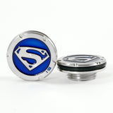 Custom Tour Style Blue Superman Scotty Cameron Mallet Putter Weights | 19th Hole Custom Shop