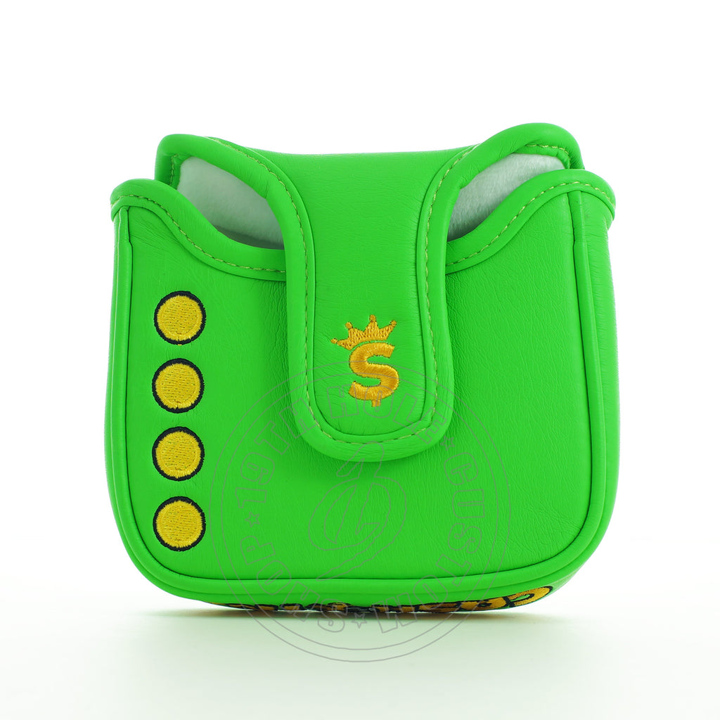 Green Cash is King TaylorMade Mallet Putter Head cover | 19th Hole Custom Shop