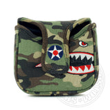 Camouflage Canvas Fighter Plane Odyssey Mallet Putter Head cover | 19th Hole Custom Shop