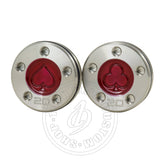 Red Play Card Spades Clubs Scotty Cameron Putter Weights | 19th Hole Custom Shop