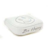 White Smile Face Odyssey 2 Ball Mallet Putter Head cover | 19th Hole Custom Shop
