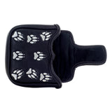 Black Wolf Head Magnetic Mallet Putter Head cover  | 19th Hole Custom Shop