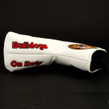 White Bulldog Blade Putter head Cover | 19th Hole Custom Shop