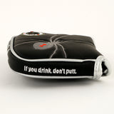 Black Spider Ping Mallet Putter Head cover | 19th Hole Custom Shop
