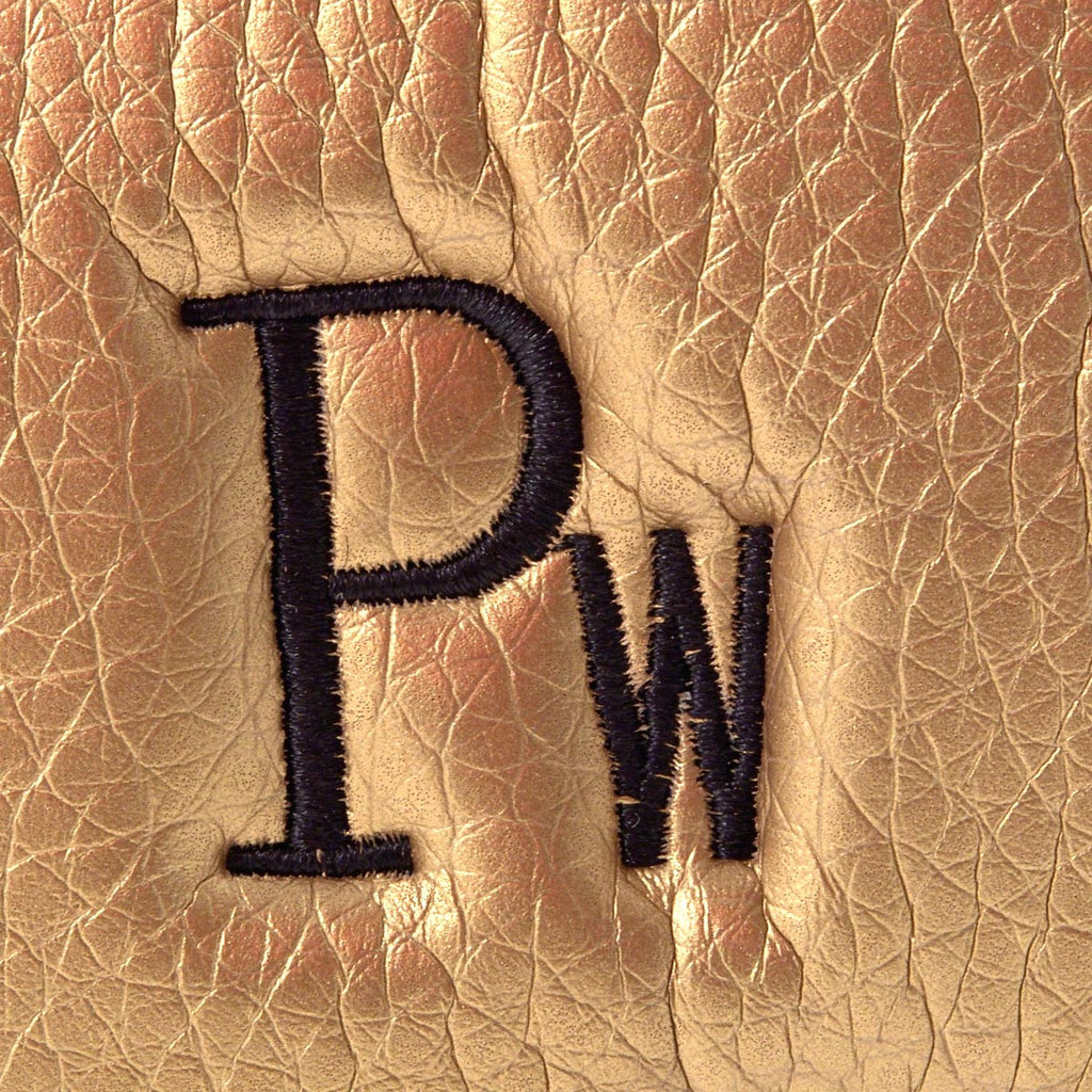 10 pc/Set PU Skull Golf Iron Club Head cover, Gold