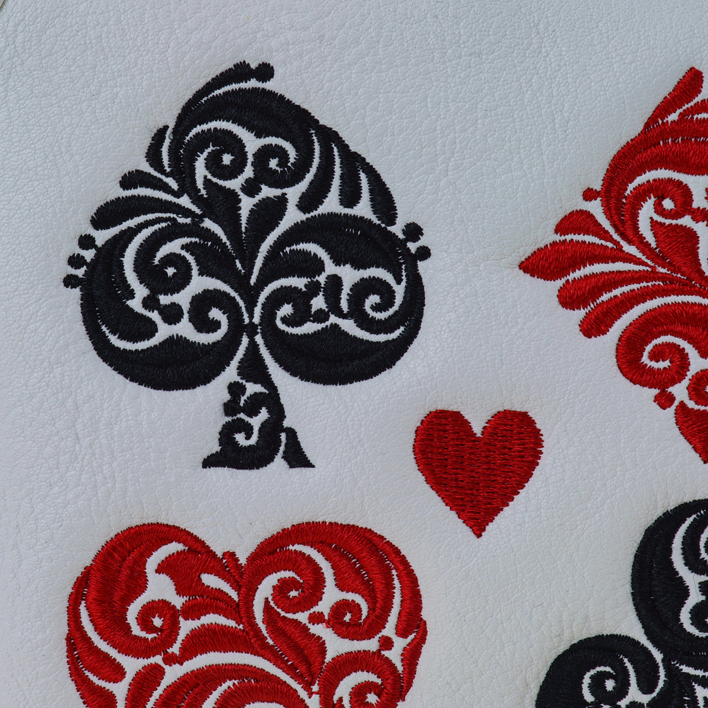 White Playing Card Golf PXG Mallet Putter Headcover | 19th Hole Custom Shop