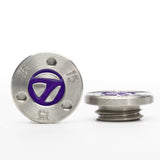 2 Silver TaylorMade TP Putter weights Purple | 19th Hole Custom Shop