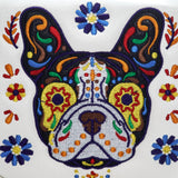 French Bulldog Sugar Skull Odyssey Mallet Putter Head cover | 19thHoleCustomShop