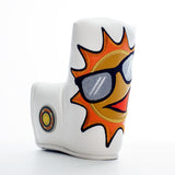 Summer Sun Cleveland Blade Mid Mallet Putter Head cover | 19thHoleCustomShop