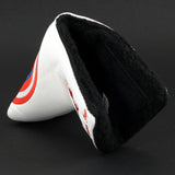 American Shield Blade Putter Head cover, White