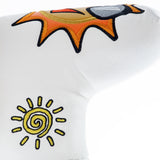 Summer Sun Blade Mid Mallet Putter Head cover | 19thHoleCustomShop