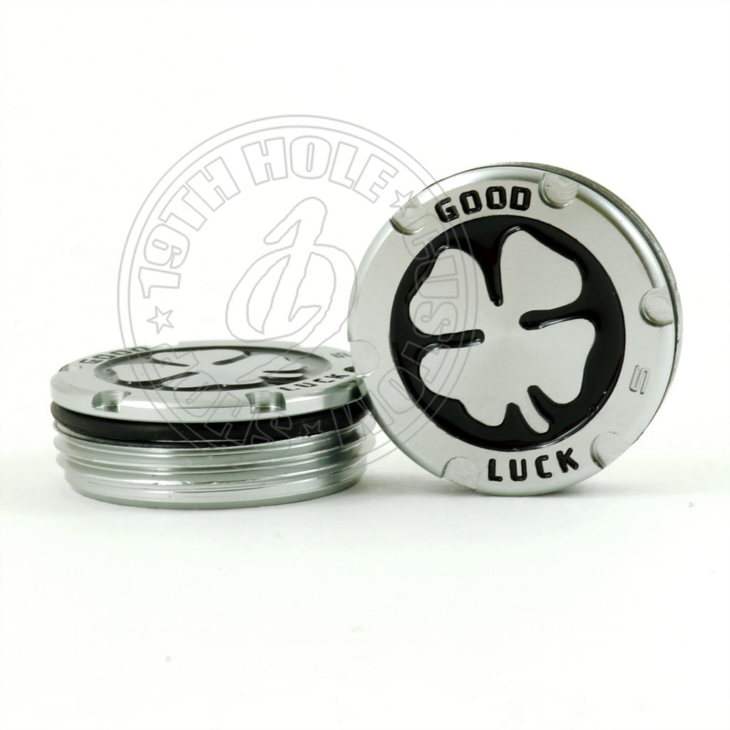  Deluxe Tour Style Black Good Luck Clove Scotty Cameron Putter Weights | 19th Hole Custom Shop