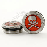2 Tour Style Red Skull Scotty Cameron Putter Weights Heavy | 19th Hole Custom Shop