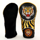 Tiger Retro Style Driver Head cover, Black