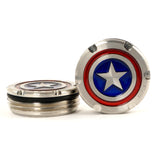 Deluxe Tour Style Captain America Scotty Cameron Putter Weights | 19th Hole Custom Shop
