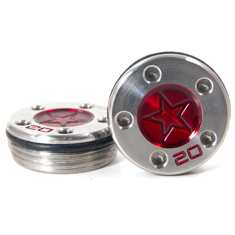 2 of Star Red Scotty Cameron Putter Weights | 19th Hole custom Shop