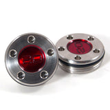 Regular Thread Size Red Scotty Cameron Putter Weights | 19th Hole Custom Shop