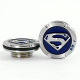 Heavy Tour Style Blue Superman Scotty Cameron Mallet Putter Weights | 19th Hole Custom Shop