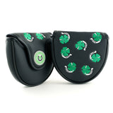 4-Leaf Clover and Horseshoe mallet putter head cover | 19th Hole Custom Shop